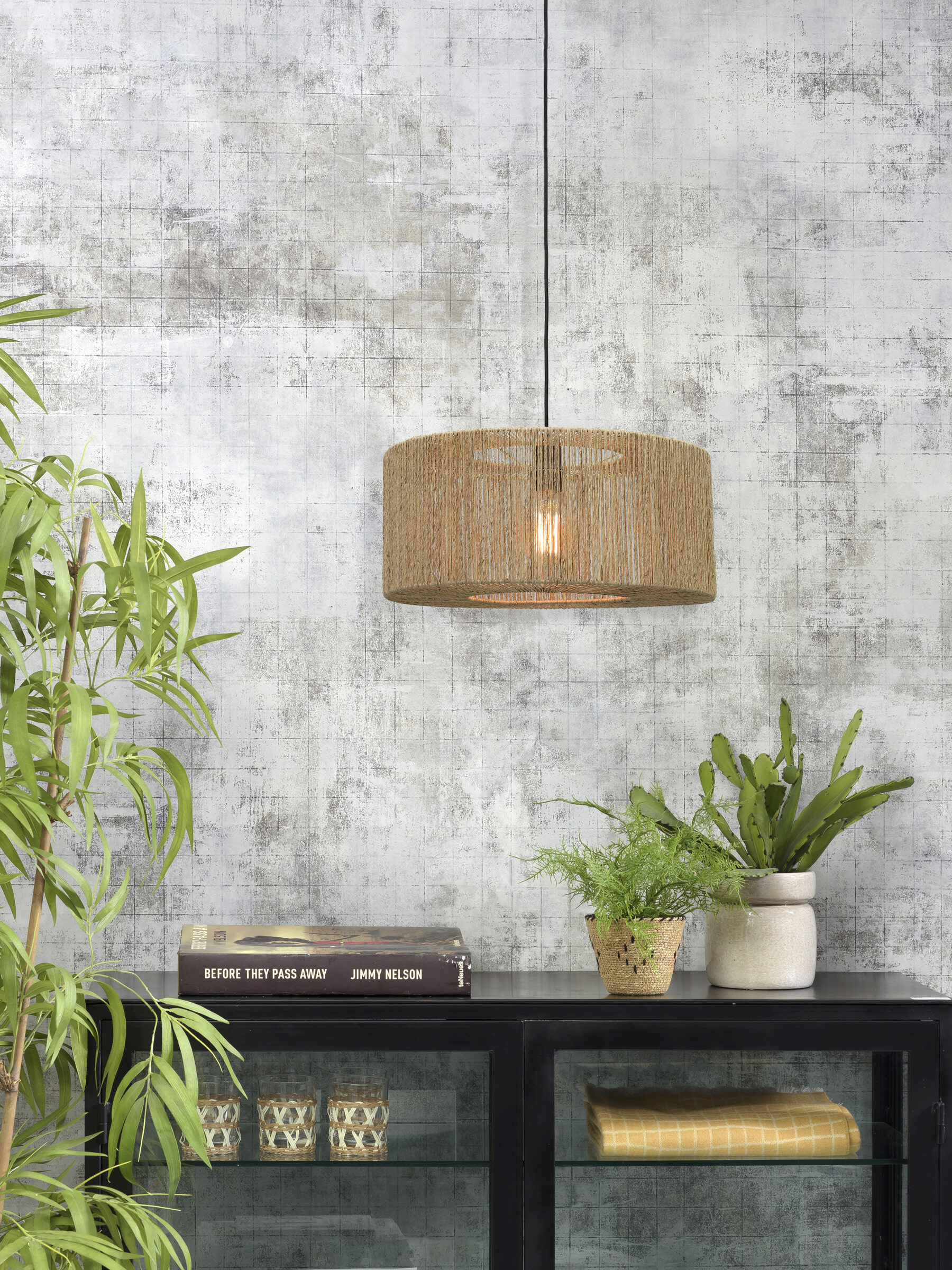 GOOD&MOJO Hanglamp 'Iguazu' Small, Jute, kleur Naturel - Afbeelding 7
