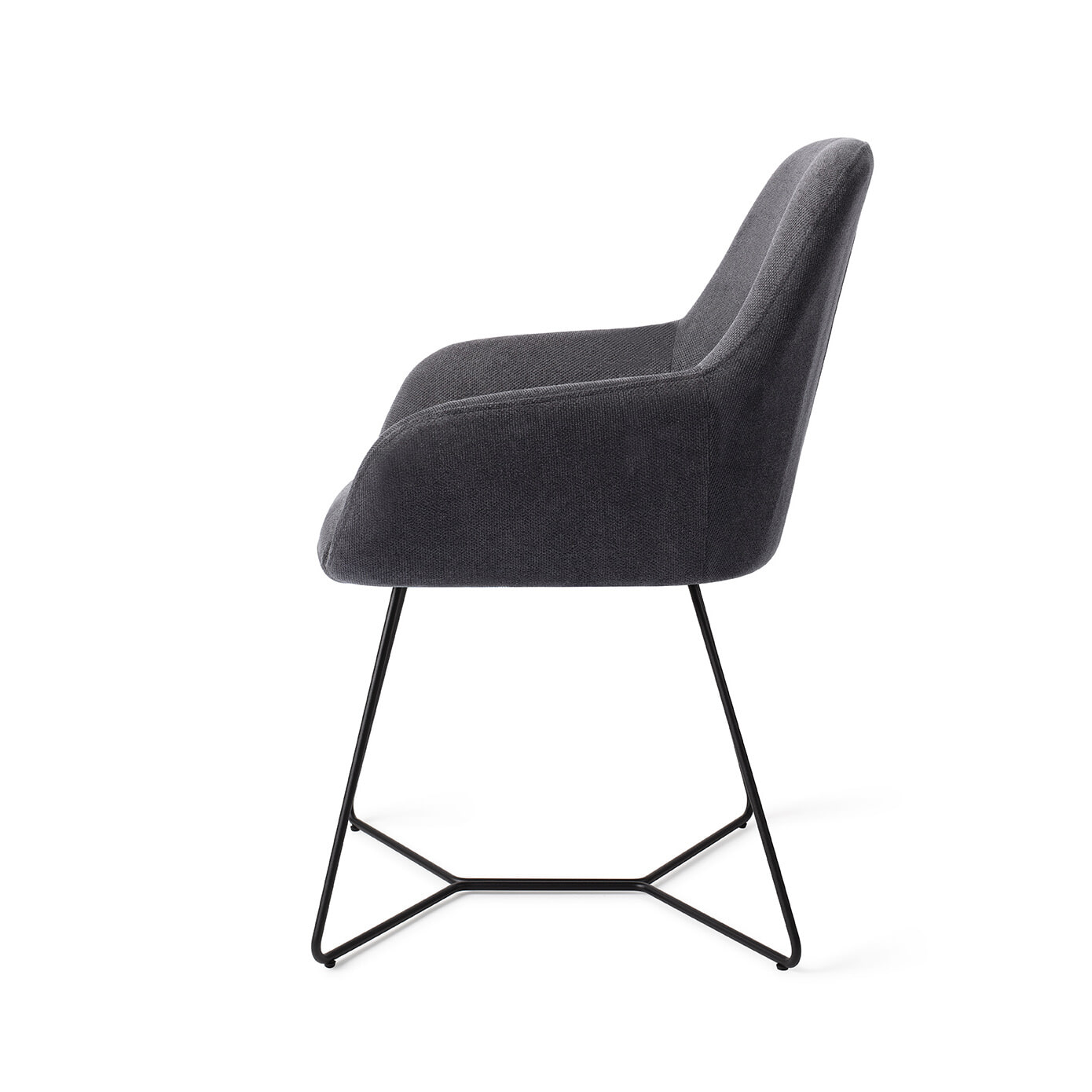 Jesper Home Eetkamerstoel 'Kushi' Beehive Black, kleur Black-Out - Afbeelding 3