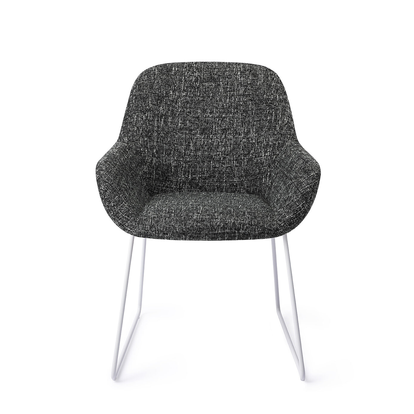 Jesper Home Eetkamerstoel 'Kushi' Slide White, kleur Skyfall - Afbeelding 2