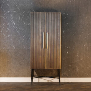 Richmond Opbergkast 'Ironville' 75 x 182cm, kleur Goud