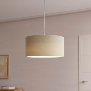 Kave Home Lampenkap 'Nazli' Linnen, ø50cm, kleur Beige