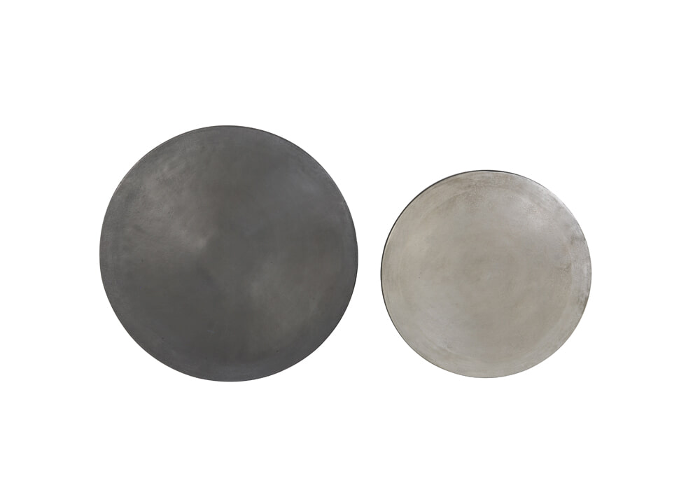 Light & Living Bijzettafel 'Talca' Set van 2 stuks, 40/49cm, kleur Antiek Lood - Afbeelding 3