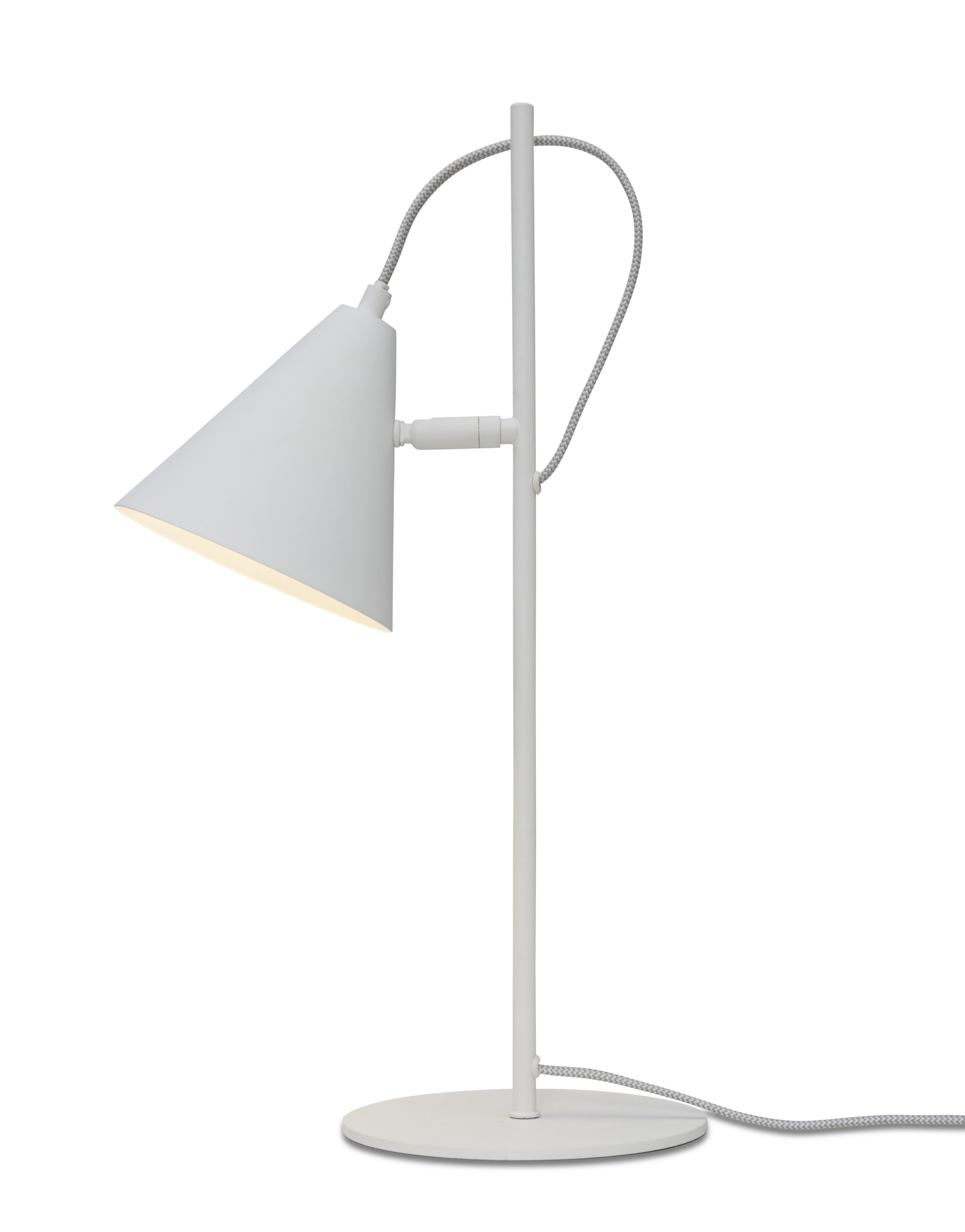 its about RoMi Tafellamp 'Lisbon' 50cm, kleur Wit - Afbeelding 2