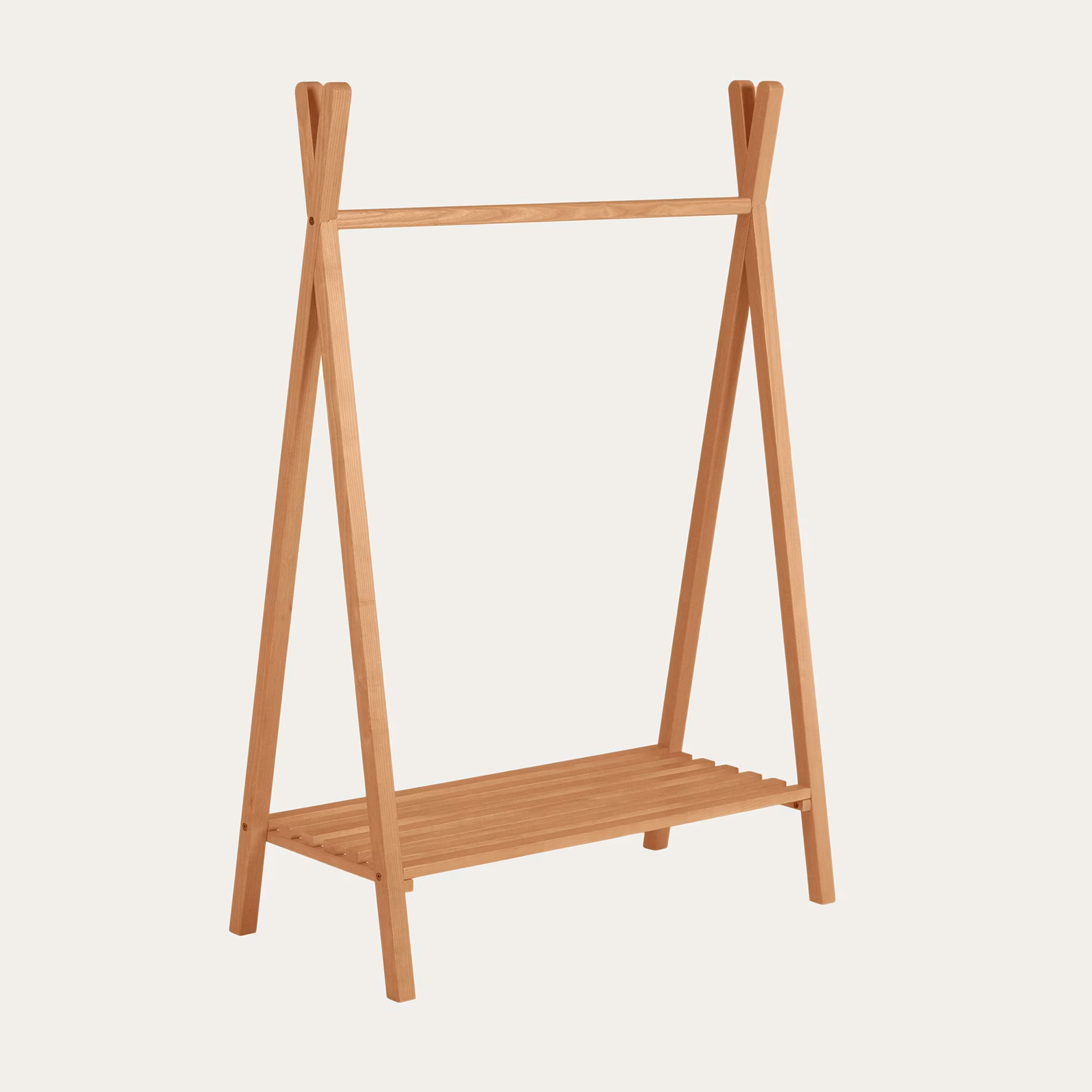 Kave Home Kledingrek 'Maralis', 100 x 50cm, kleur Naturel - Afbeelding 2