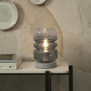 its about RoMi Tafellamp 'Verona' 23cm, kleur Lichtgrijs