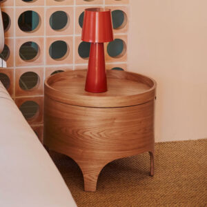 Kave Home Nachtkastje 'Octavia' Essenhout, 55cm