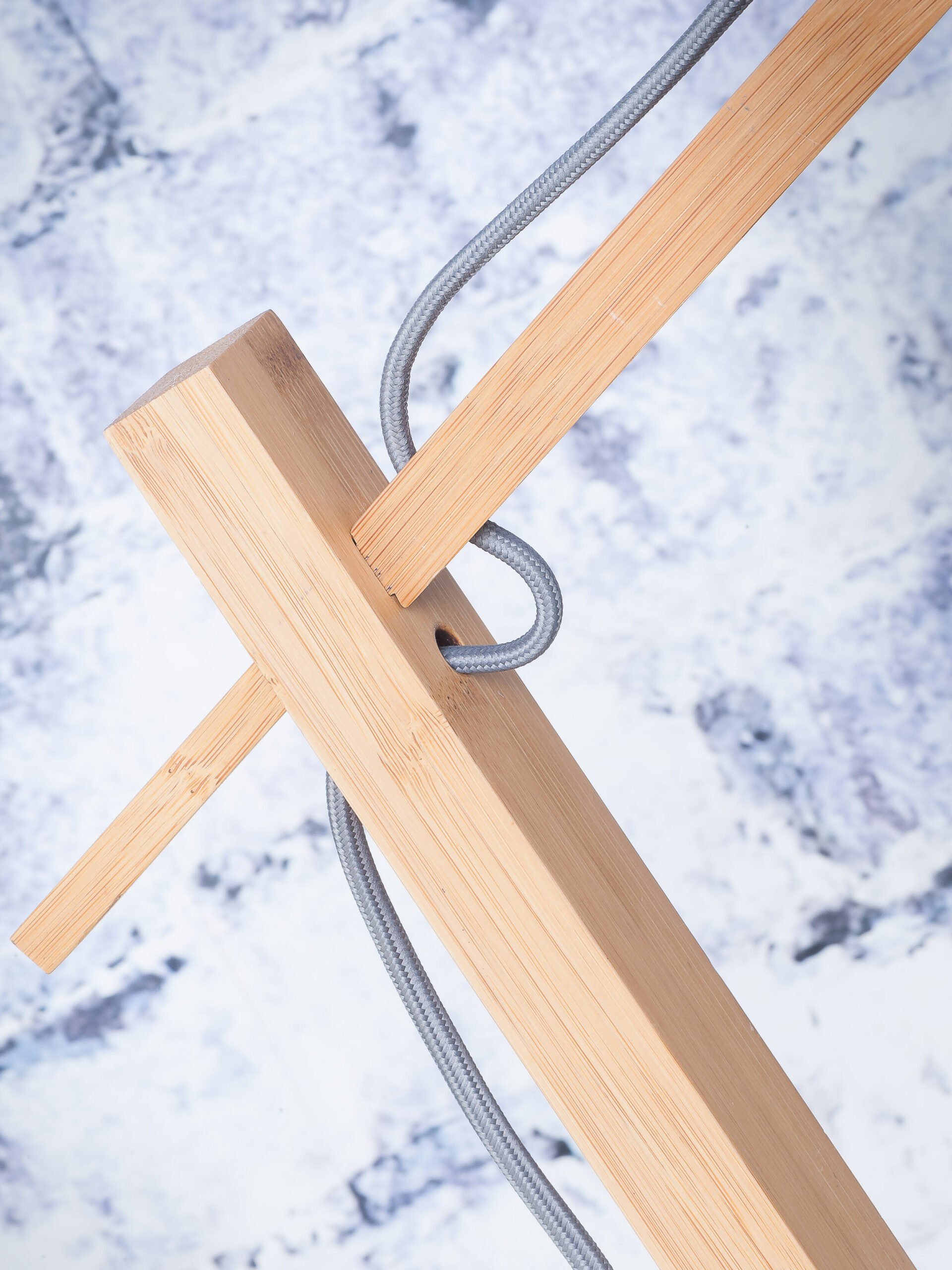 GOOD&MOJO Vloerlamp 'Palawan' Bamboe, 176cm, kleur Naturel - Afbeelding 6