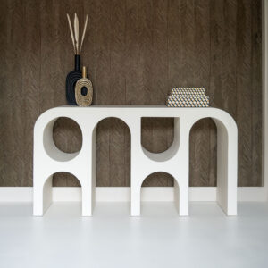 Richmond Sidetable 'Bloomstone' 150 x 35cm, kleur Wit