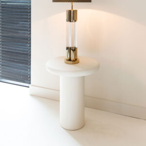 Richmond Bijzettafel 'Bloomstone' 55cm, kleur Wit