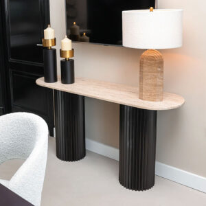 Richmond Sidetable Hampton 130 x 40cm, Travertin