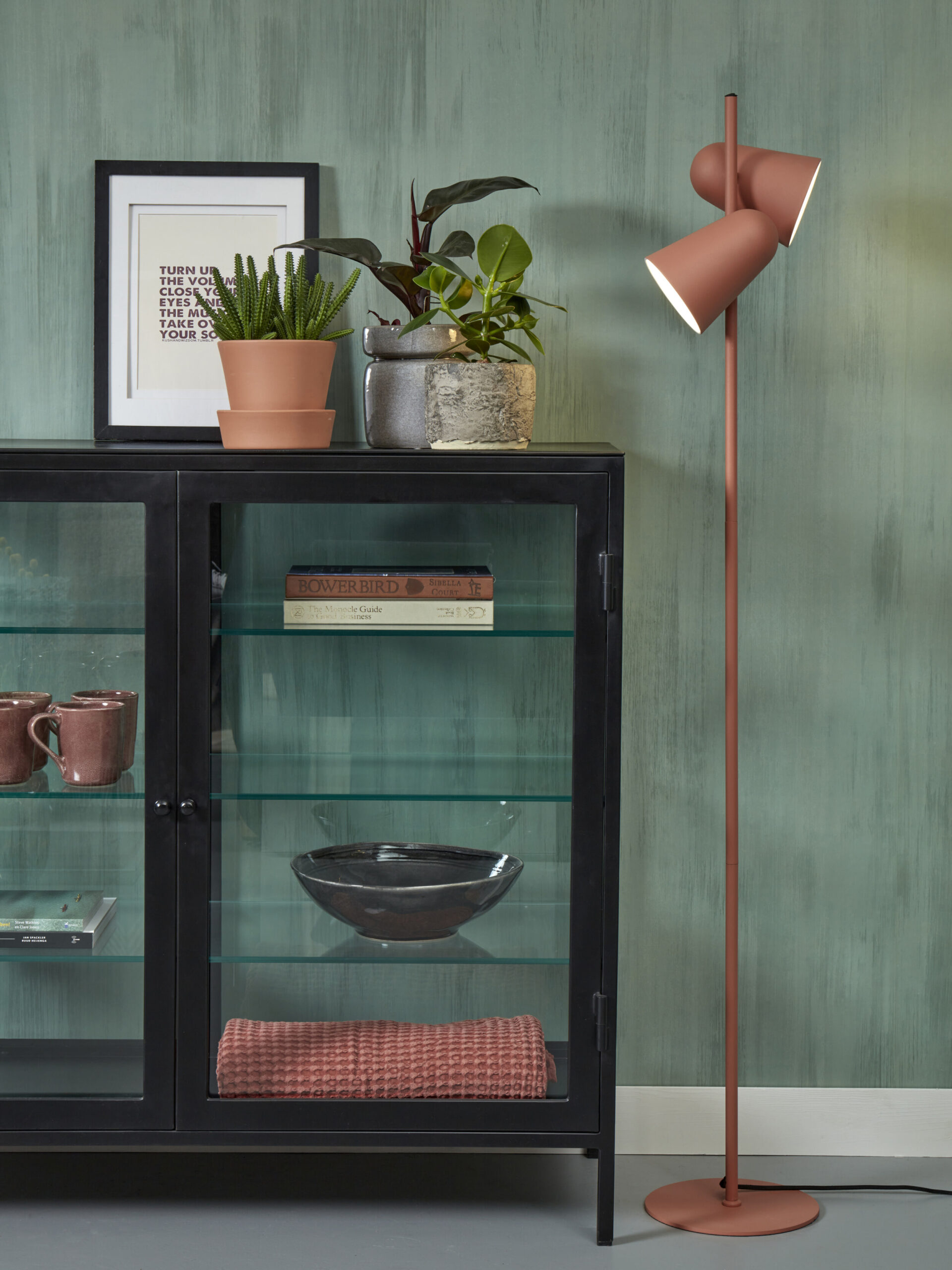 its about RoMi Vloerlamp 'Salamanca' 2-lamps, kleur Terra - Afbeelding 6