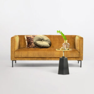 Sohome 3-zits Bank 'Alison' Velvet, kleur gold