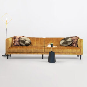 Sohome 5-zits Bank 'Alison' Velvet, kleur gold