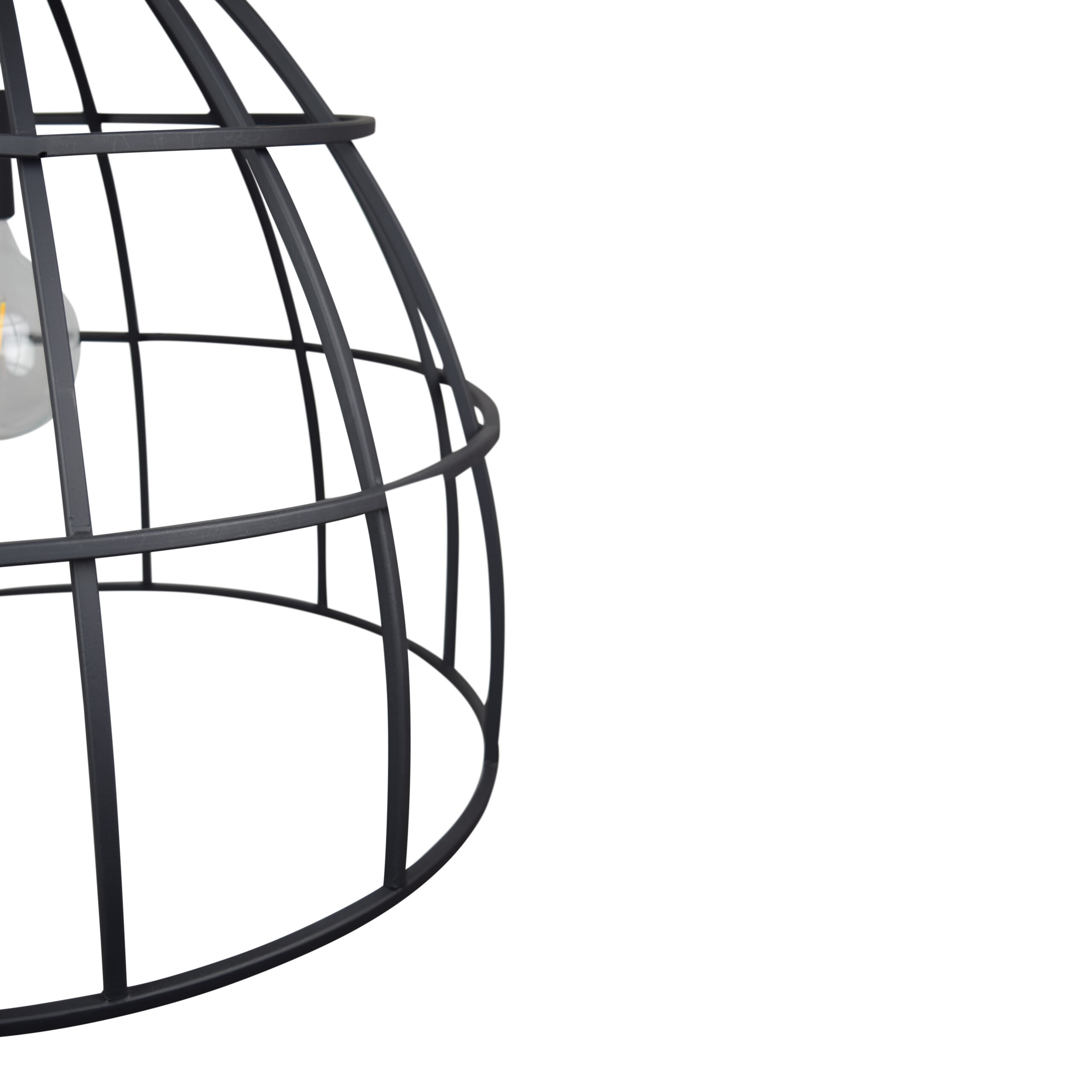 Urban Interiors hanglamp 'Tube' Ø50, kleur Vintage Black - Afbeelding 2