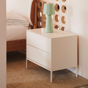 Kave Home Nachtkastje 'Vedrana' 60 x 40cm, kleur Wit