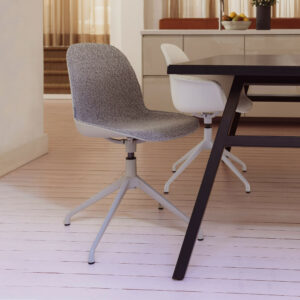 Zuiver Draaibare Eetkamerstoel 'Albert Kuip' Bouclé