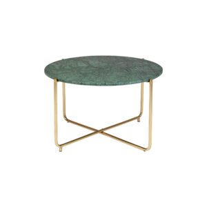 ZILT Salontafel 'Timpa' 70cm, groen marmer