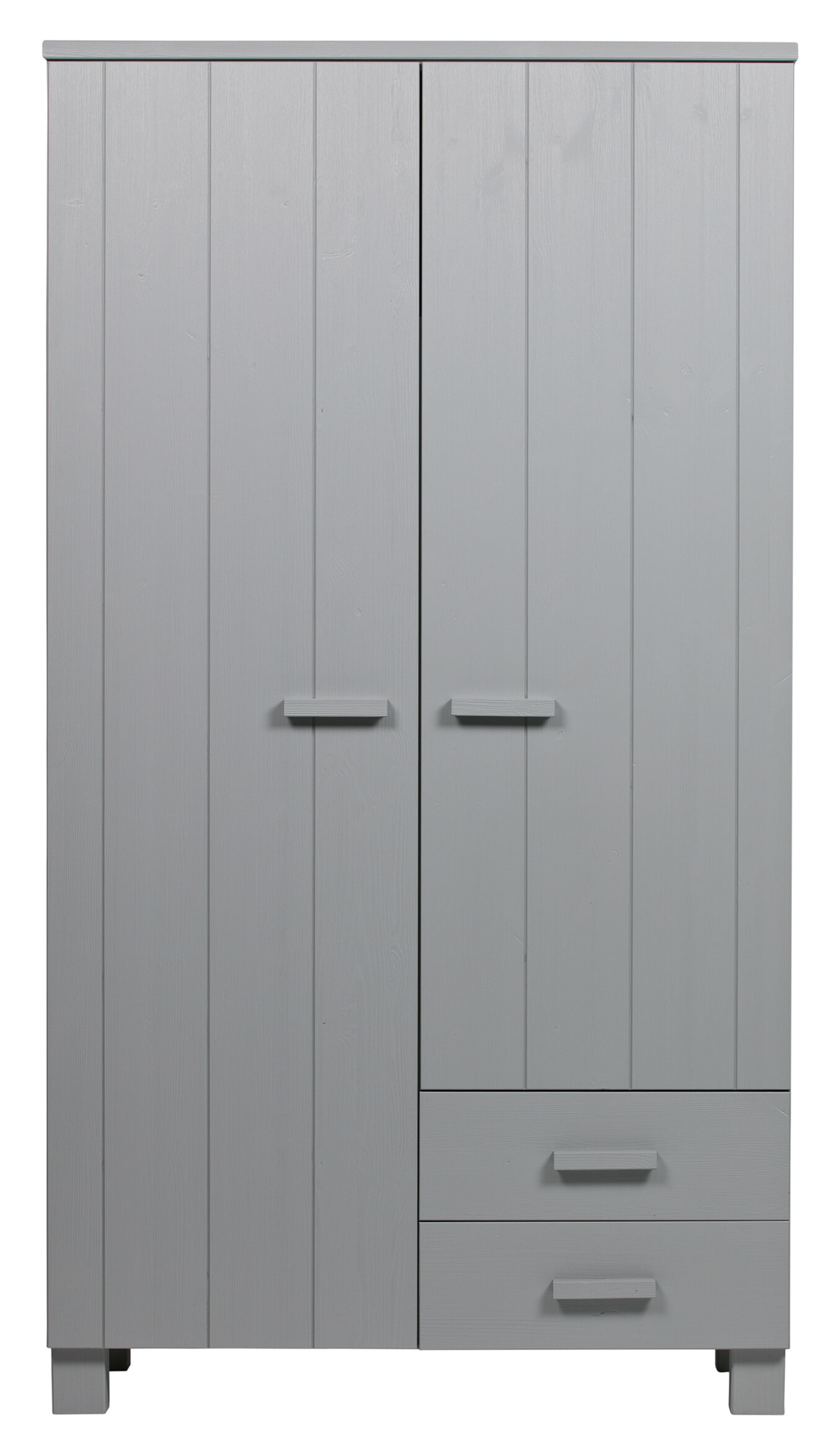 WOOOD Kledingkast 'Dennis', kleur Betongrijs - Afbeelding 2