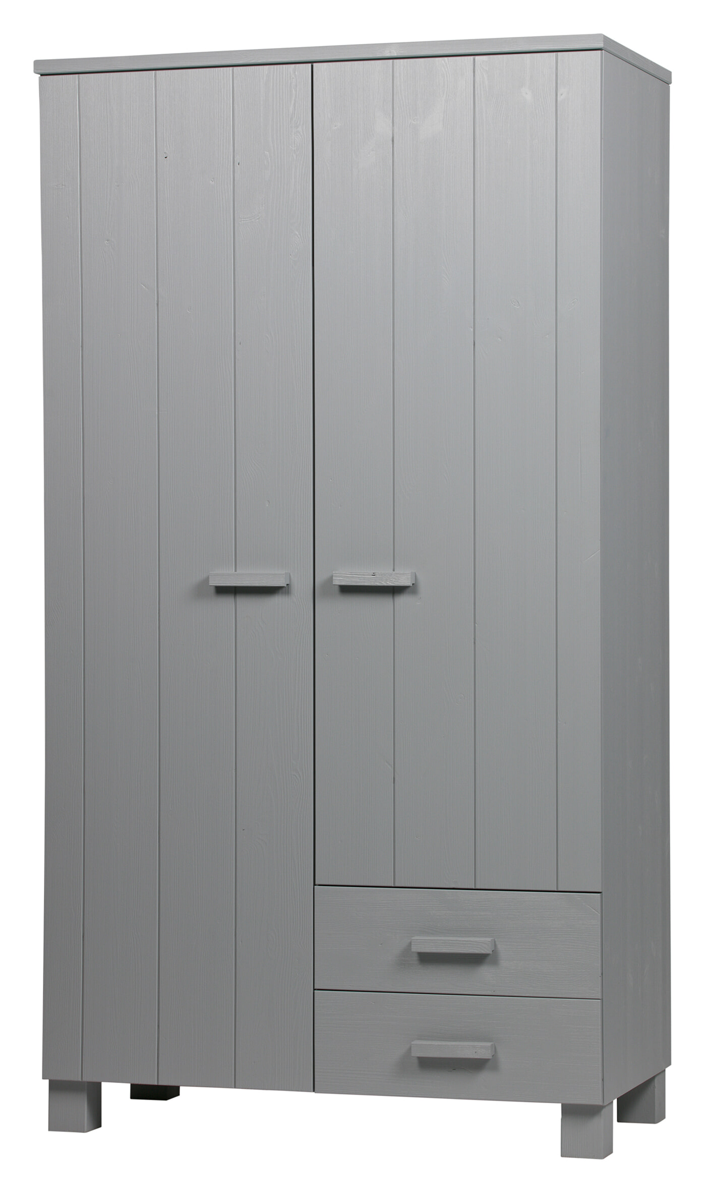 WOOOD Kledingkast 'Dennis', kleur Betongrijs