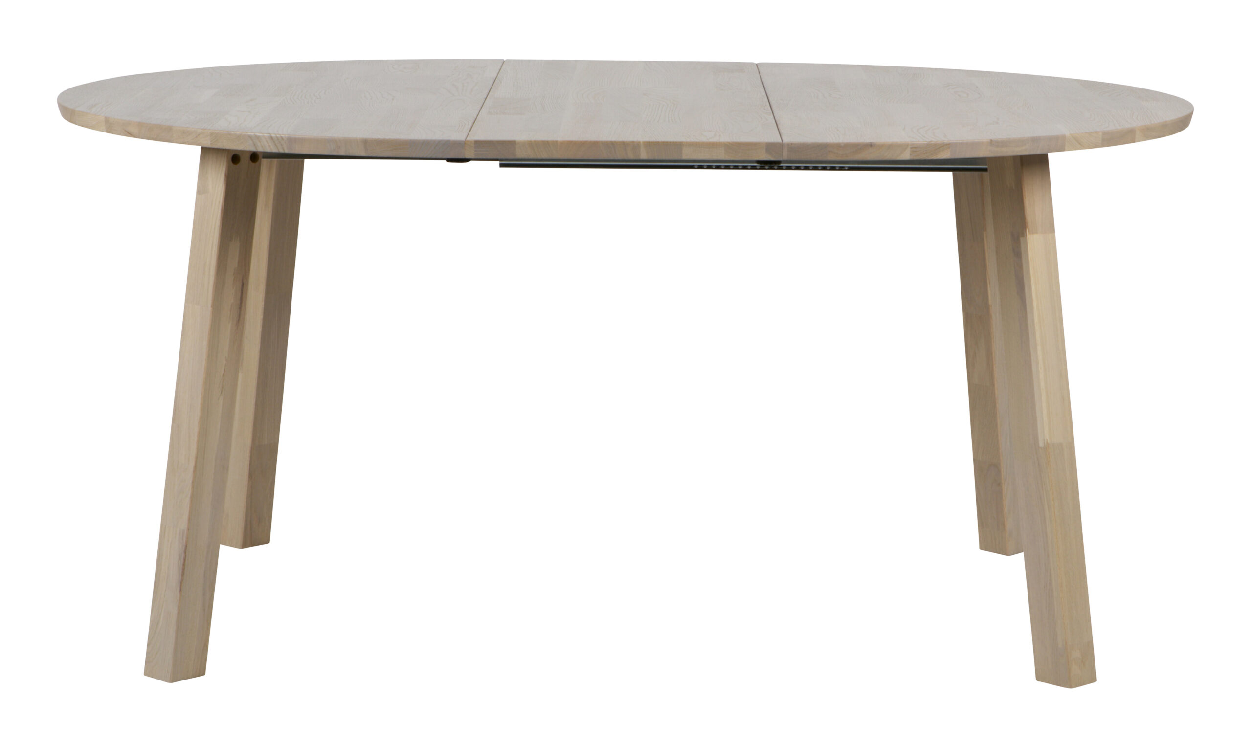 WOOOD Uitschuifbare Ronde Eettafel 'Lange Jan' 120 x 120-200cm, kleur Eiken - Afbeelding 5