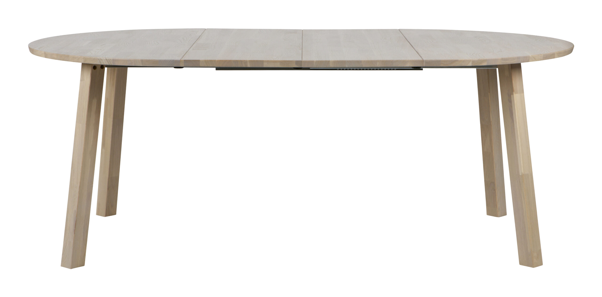 WOOOD Uitschuifbare Ronde Eettafel 'Lange Jan' 120 x 120-200cm, kleur Eiken - Afbeelding 6