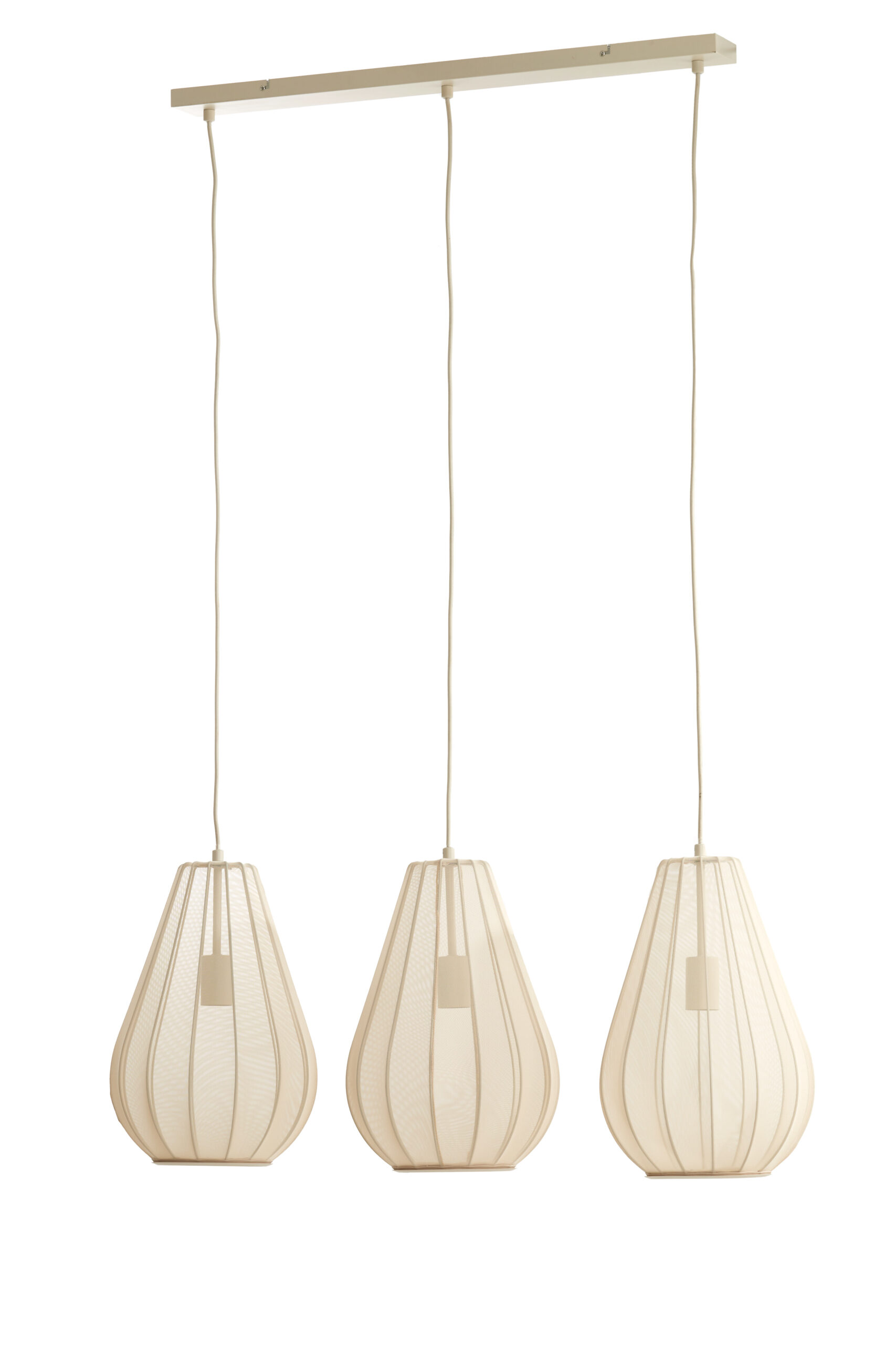 Light & Living Hanglamp 'Itela' 3-Lamps, kleur Zand - Afbeelding 3